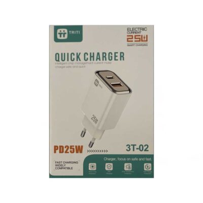 شارژر 25 وات تریتی مدل 3T-02