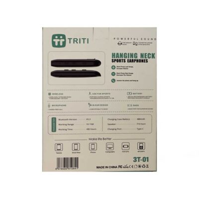 هندزفری گردنی تریتی مدل 3T-01
