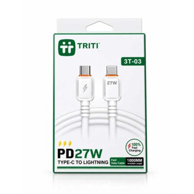 کابل شارژ سریع تایپ‌سی به لایتنینگ تریتی TRITI مدل 3T-03