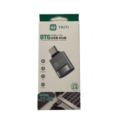مبدل OTG تایپ‌سی به USB تریتی مدل 3T-06