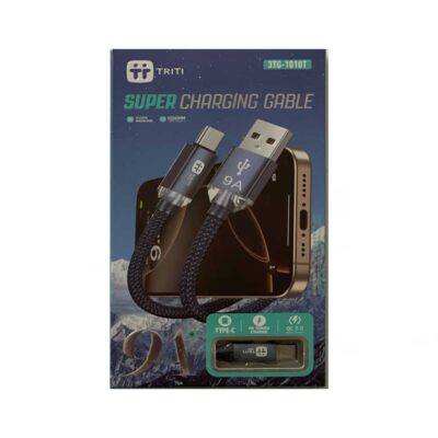 کابل سوپر شارژ USB به تایپ‌سی تریتی TRITI مدل 3TG-1010T