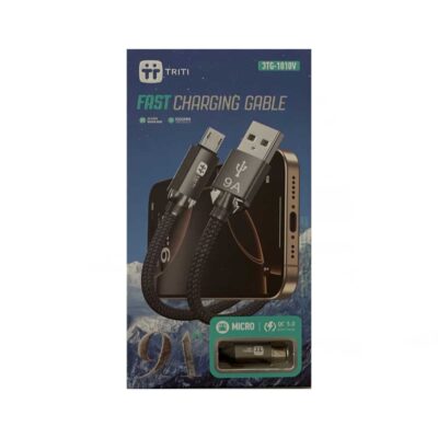 کابل فست شارژ USB به میکرو USB تریتی مدل 3TG-1010V