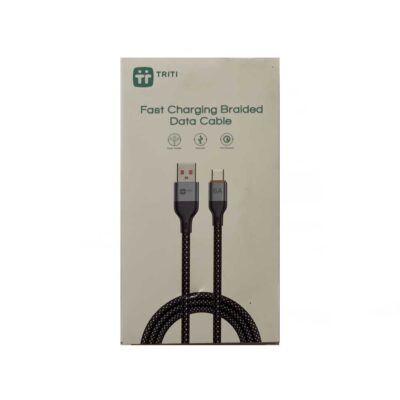 کابل شارژ بافته‌شده USB به تایپ‌سی تریتی TRITI مدل TS-01