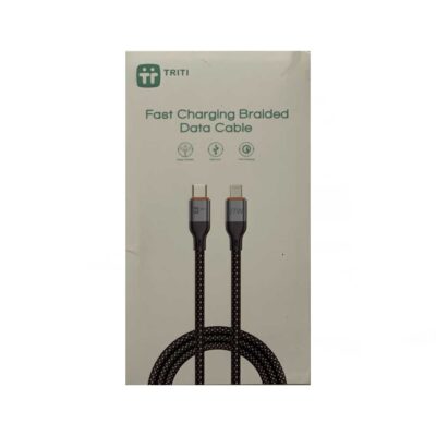 کابل شارژ بافته‌شده تایپ‌سی به لایتنینگ تریتی مدل TS-04